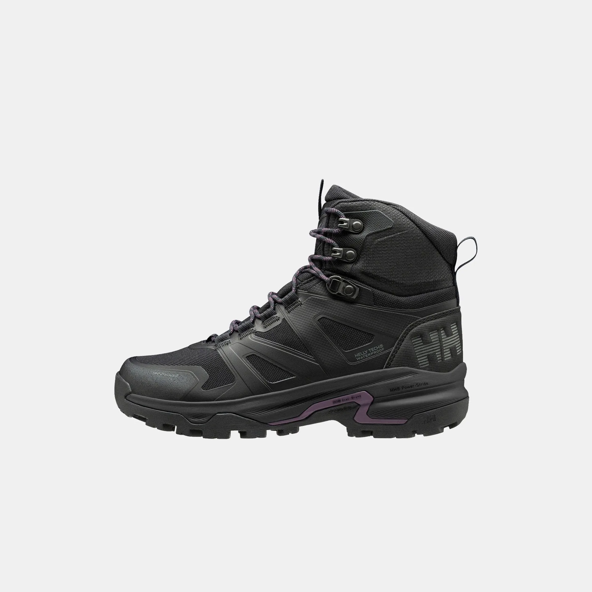 Women's Ascender Mid HELLY TECH® Waterproof Hiking Boots Black 6 - Black - Female - Helly Hansen - FashionsVida