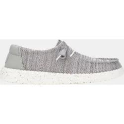 Zapatos de cordones de mujer en malla elástica