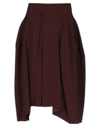 Falda midi Mujer Marrón chocolate 40,42 Mujer