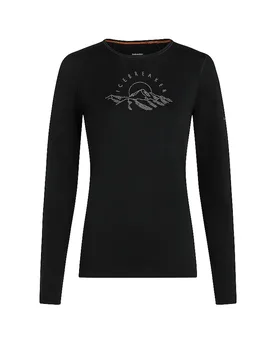 Damen Funktionsshirt Oasis 200 Sunrise Summit schwarz XL W - Icebreaker - FashionsVida