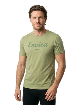 T-shirt à Manches Courtes Eroica Strada - Santini - FashionsVida