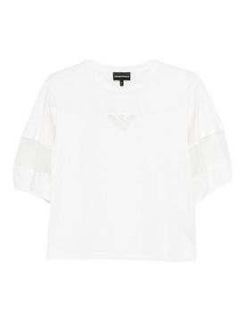 Maglia Girocollo In Cotone
