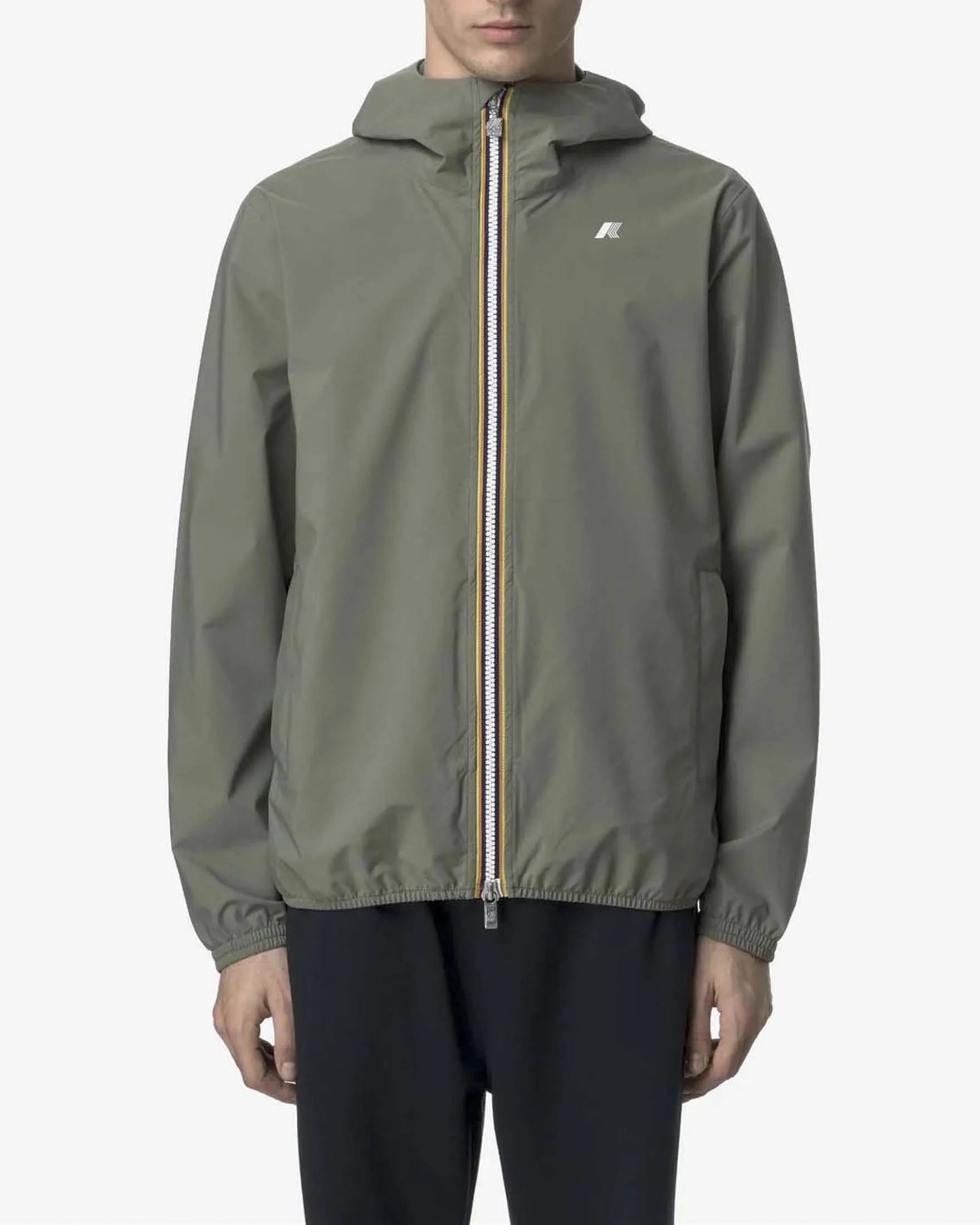 Jack Stretch Dot verde militare - K-way - FashionsVida