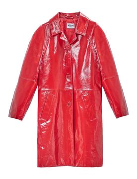 Moschino Giacca Vernice Lunga