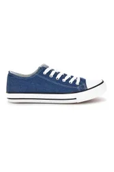 Sneakers blu denim con lacci 8011 43