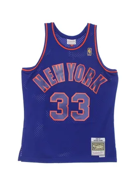 Canotta Basket Uomo Nba Swingman Jersey Hardwood Classics No 33 Patrick Ewing 1996-97 Neykni Royal - Mitchell & Ness - FashionsVida