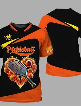 Pickleball Team Sports T-shirt Men's and Women's Round Neck Short Sleeve Cool Fashion Pattern Design Trendy Outdoor - Aliexpress - FashionsVida
