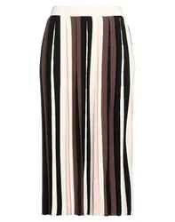 Falda midi Mujer Hueso M Mujer