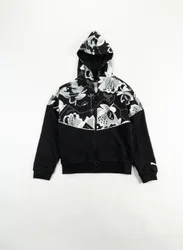FELPA FULL ZIP CON CAPPUCCIO ALPHA RAGAZZA 128