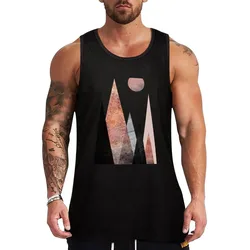 Scandi Mountain Range Tank Top Simple Casual Tank Top Basic Lightweight Undershirt