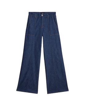 Jeans Wide Leg UTILITY LOTTA azul oscuro 27