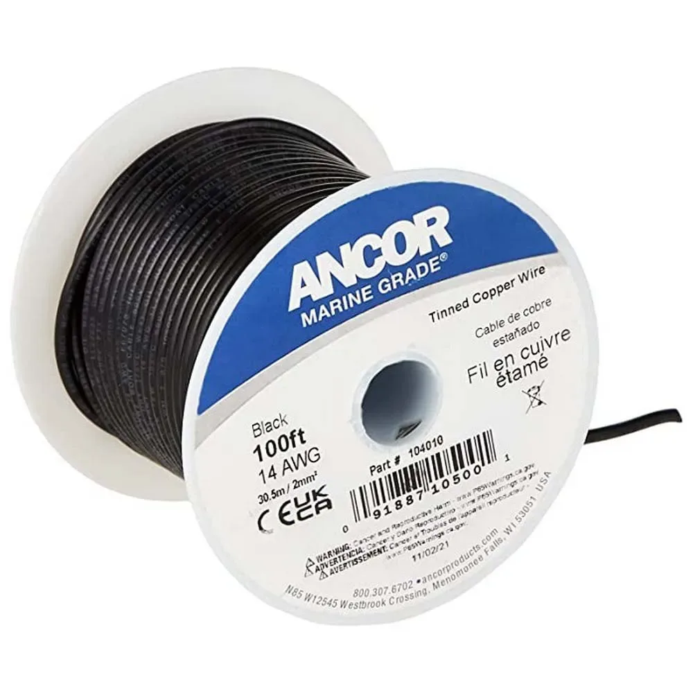 Battery Cable 30 M Black One Size unisex - Ancor - FashionsVida
