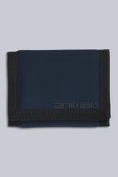 Unisex Trifold Wallet Lightweight Durable Compact Foldable Secure Money Card Holder Navy - One Size