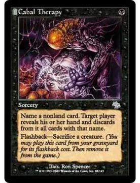 Cabal Therapy Judgment - Magic: The Gathering - FashionsVida