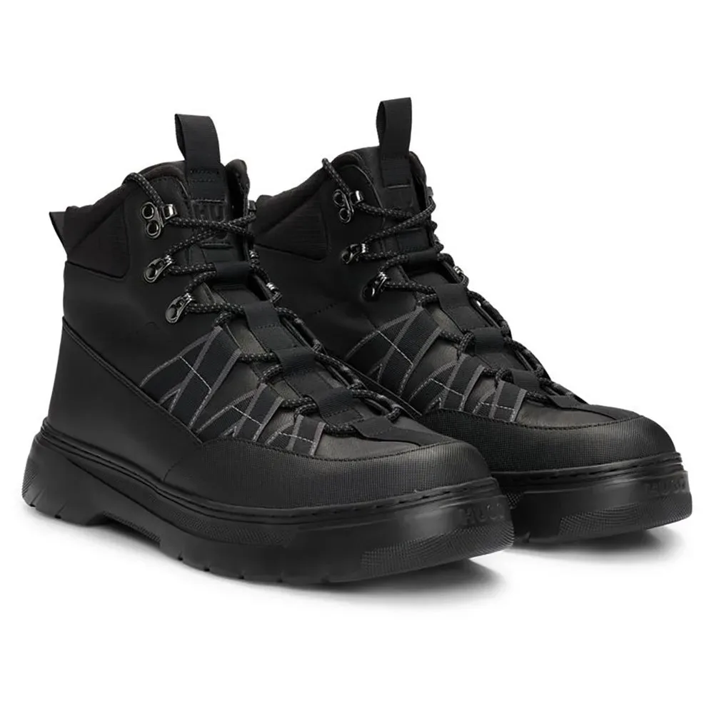 Hugo Sneaker Urian Hito Mxmt 10236709 Black EU 40 - Hugo Boss - FashionsVida