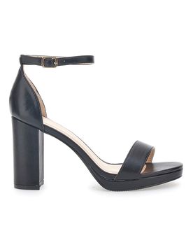 Sandali Neri con Tacco e Cinturino 33671 39