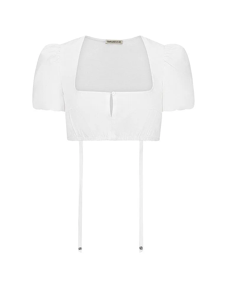 Dirndlbluse creme 32 damen - Gottseidank - FashionsVida