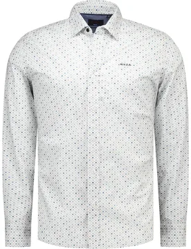Chemise à Manches Longues 26gn541 Ecru Multi Colour 3XL - Nza New Zealand - FashionsVida