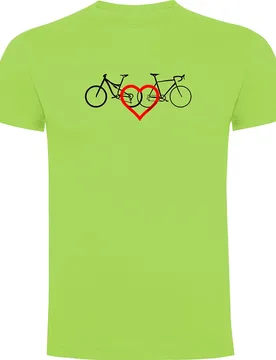 Maglietta A Maniche Corte Love Light Green - Kruskis - FashionsVida