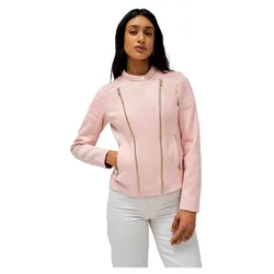 Giacca Suede Moto Medium Pink V1 S