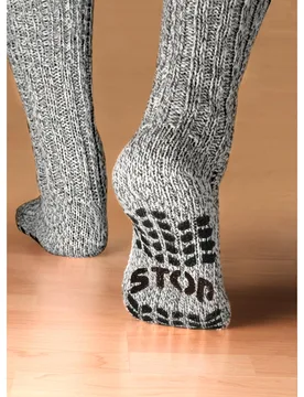 Socken "Stopper", 2 Paar grau 43 - walzvital - FashionsVida