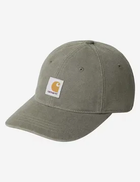 Berretto baseball in canvas verde militare con patch logo - Carhartt - FashionsVida