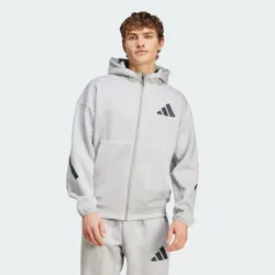 Track jacket New Z.N.E. Full-Zip Hooded 2XL Medium Grey Heather