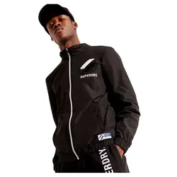 Veste Track Cagoule Black L Homme