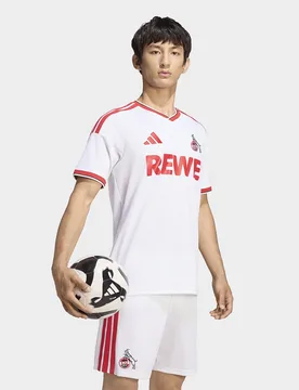 Mens Maglia Home 1. Fc Koeln 26/27 - Bianco, bianco bianco Uomo taglia 3XL - Adidas - FashionsVida