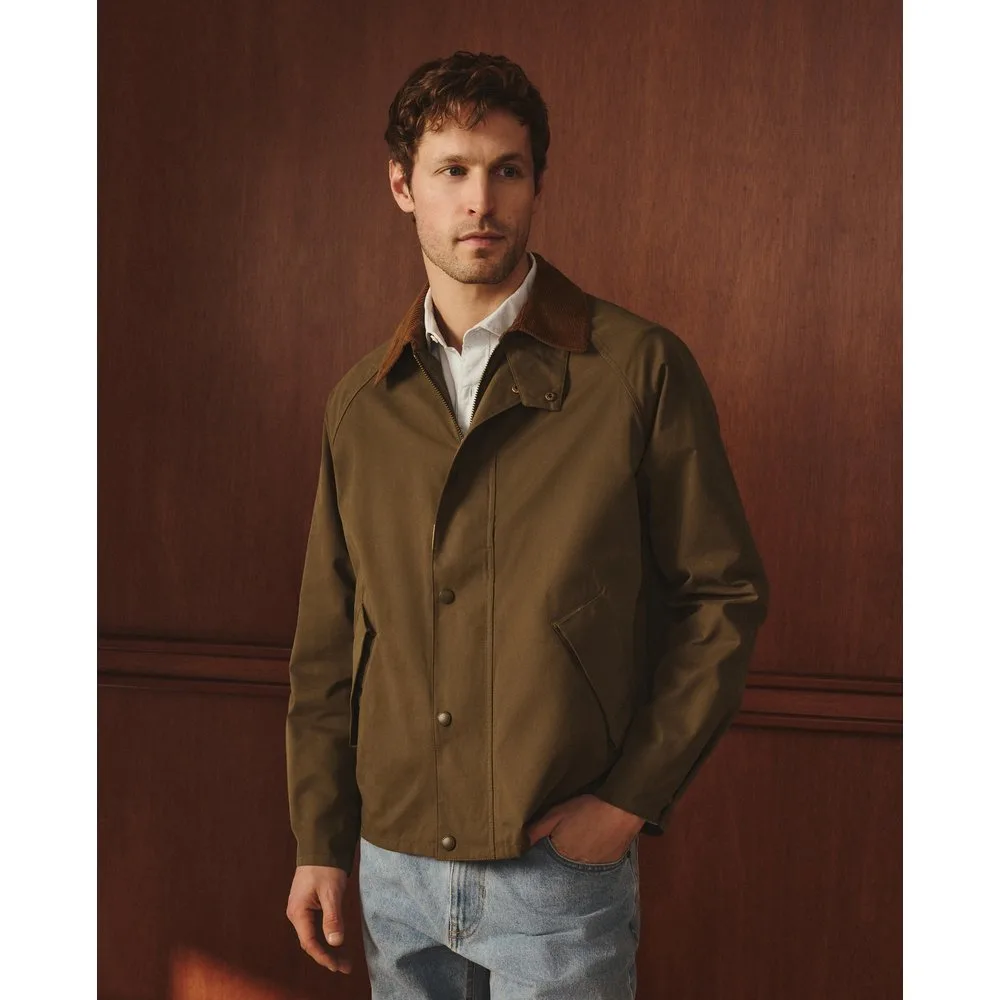 Cazadora de hombre de algodón encerado - Lloyd's - FashionsVida
