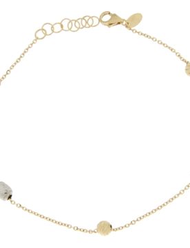 Bracciale Donna Oro Giallo Bianco GL100712