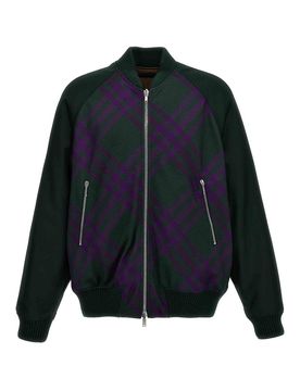 Bomber reversibile a quadri