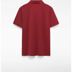 Polo de hombre regular fit de manga corta con cuello italiano