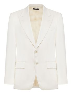 Blazer Shelton In Gabardine Di Seta