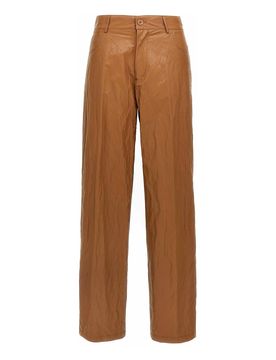 Nude Pantaloni a effetto in pelle