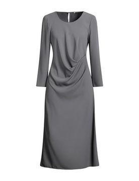Midi-Kleid Damen Grau M,S Damen