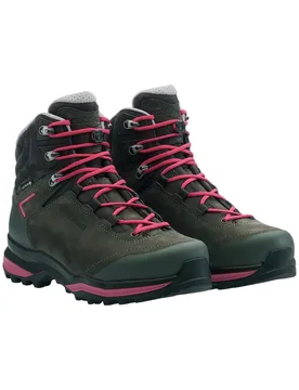Chaussures d'alpinisme GORE-TEX® - Cervino GTX Mid Black/Lime en Cuir - Taille 42,5 - Noir - Lowa - FashionsVida