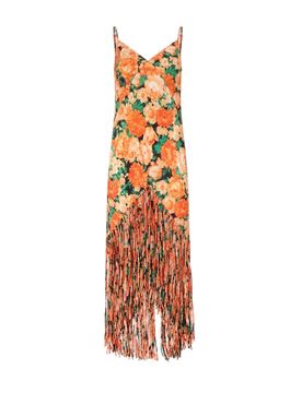 Vestiti da sera e cerimonia donna - badia abito tela washed - arancione
