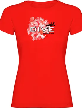 Maglietta A Maniche Corte Da Donna Night Dive - Kruskis - FashionsVida