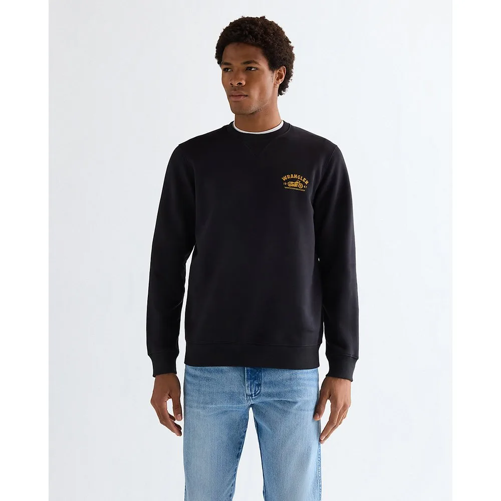 Sudadera básica con gráficos impresos de estilo vintage - Wrangler - FashionsVida