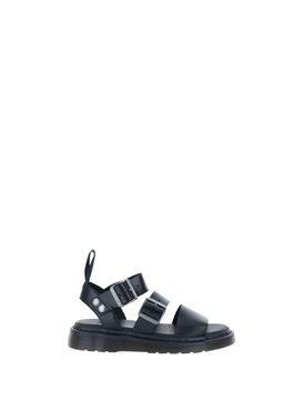Sandali in pelle NERO 040