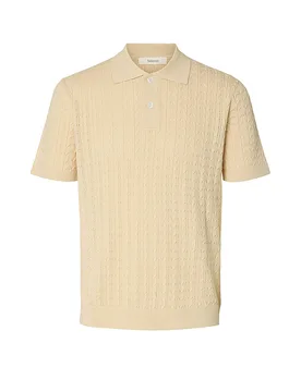 Poloshirt SLHMATTIS amarillo XL - Selected - FashionsVida