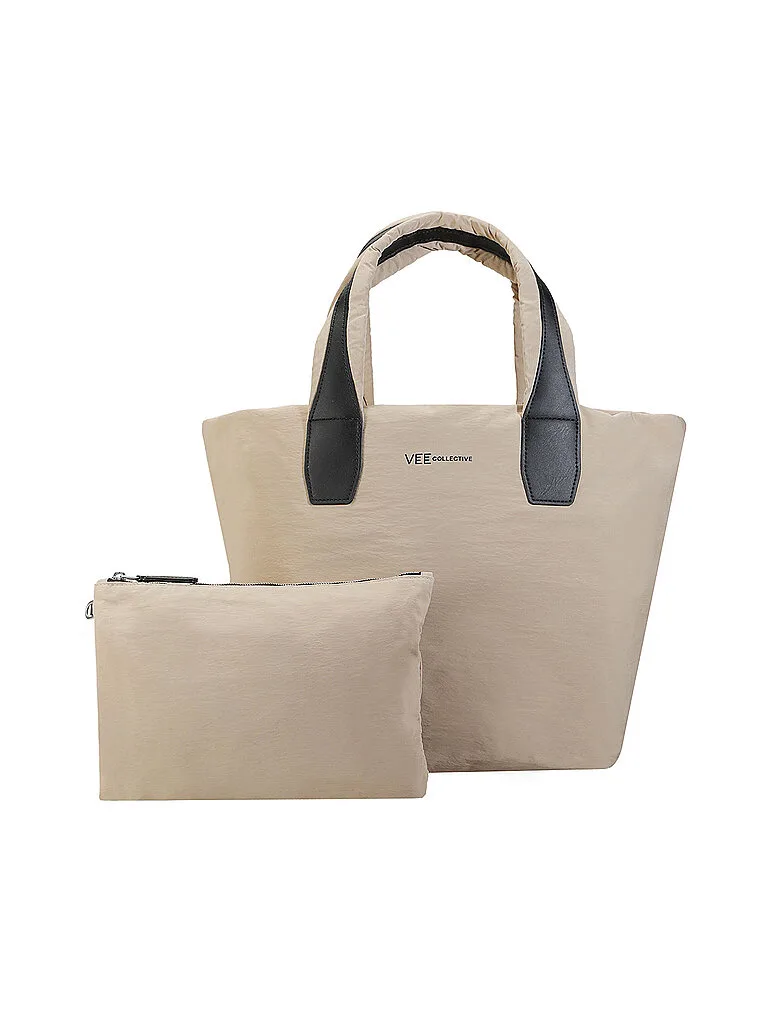 Borsa - Shopper ESSENCE Small beige - VEE COLLECTIVE - FashionsVida
