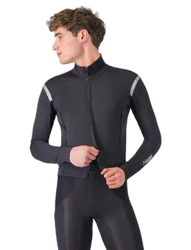 Giacca Perfetto Ros 3 Black / Grey Silver - Castelli - FashionsVida