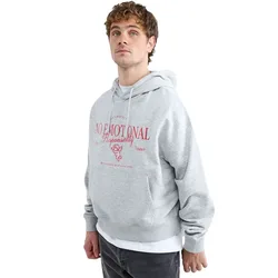 Felpa Con Cappuccio 3000018 Saint Valentines Medium Grey Melange XS