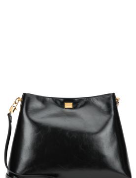 Calfskin Tote Handbag with Adjustable Shoulder Strap, 15 cm x 40 cm x 30 cm