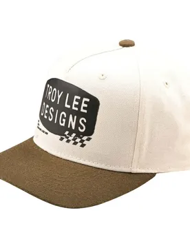 Troy Designs Berrretto Curved Stamp Vintage White / Olive