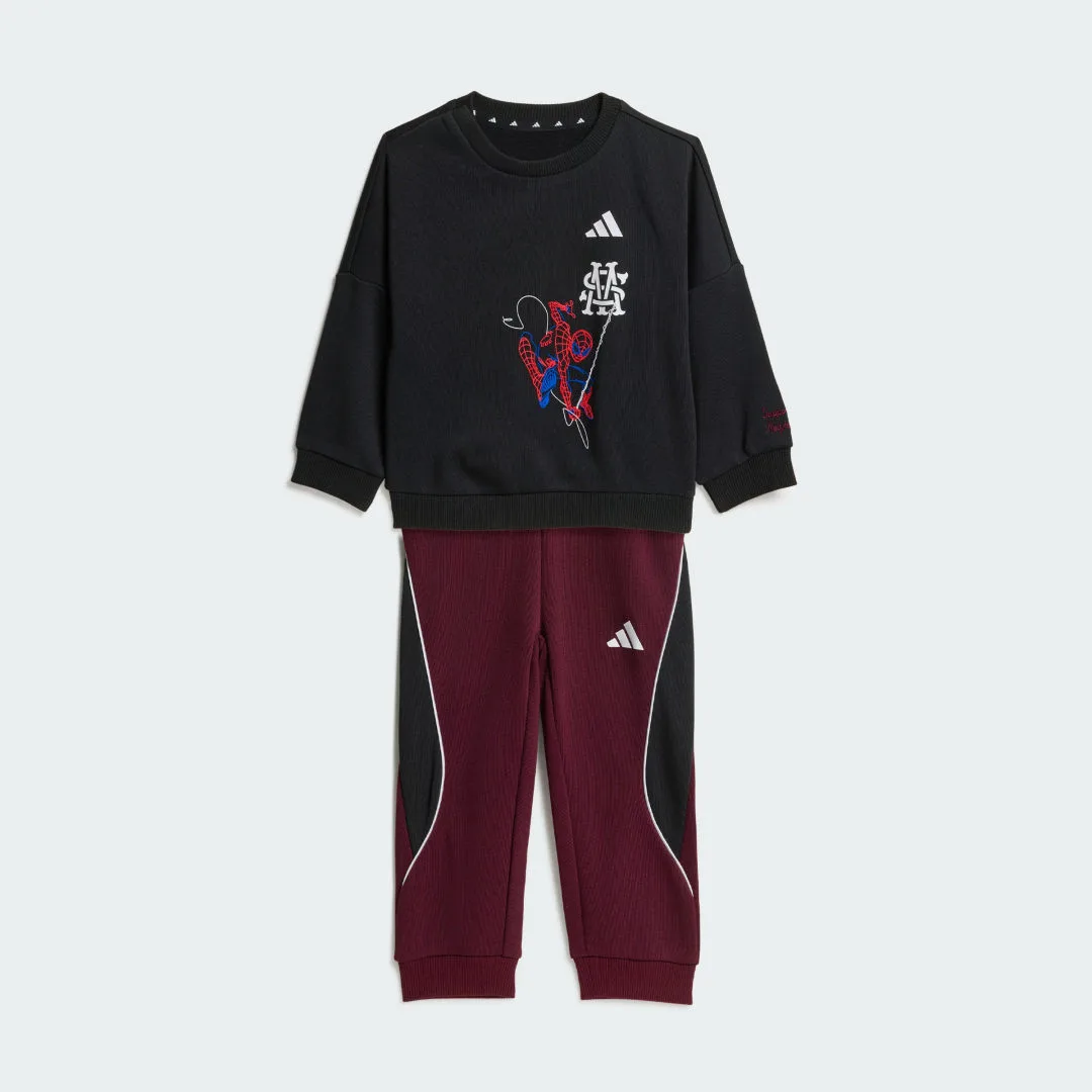 SET DA JOGGING MARVEL SPIDER-MAN 9-12M Black / White - Adidas - FashionsVida