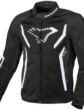 Giacca Moto Softshell Grisco Nero Bianco taglia XL