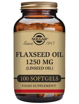 Huile De Lin 1250 Mg 100 Unités - Solgar - FashionsVida
